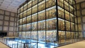 Beinecke Library glowing marble walls – rare book library New Haven
